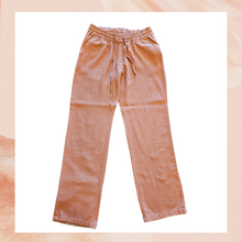 Carica l'immagine nel visualizzatore della galleria, Apricot Linen Drawstring Casual Pants (Pre-Loved) Small