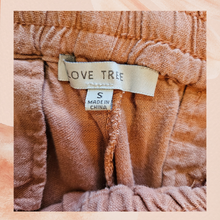 Carica l'immagine nel visualizzatore della galleria, Apricot Linen Drawstring Casual Pants (Pre-Loved) Small