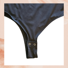 Cargue la imagen en el visor de la galería, Dynamite Black Maren Sculpt Spandex Bodysuit (Pre-Loved) XS