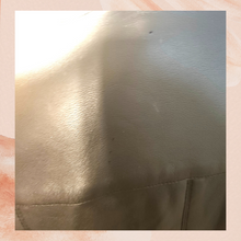 Carica l'immagine nel visualizzatore della galleria, INC Black Ruffle Sleeve Faux Leather Jacket (Pre-Loved) Small