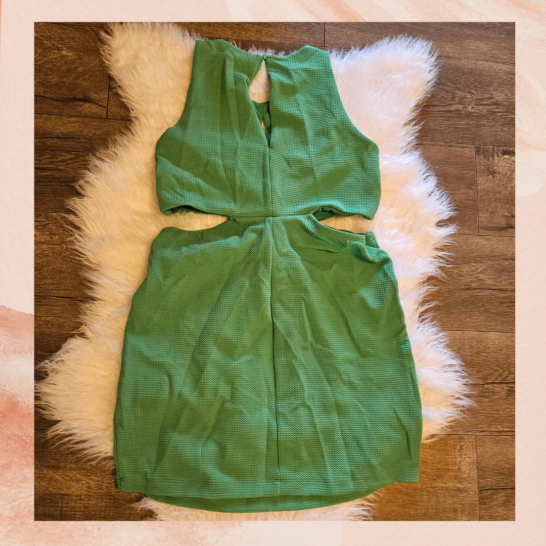 jade green mini dress Angels Wing Mini Dress main image 1
