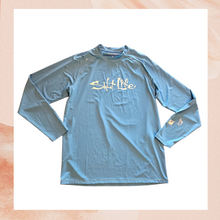 Carregue a imagem no visualizador da Galeria, Salt Life Marina Blue Long Sleeve Performance Tee (Pre-Loved) Medium