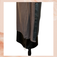 Carica l'immagine nel visualizzatore della galleria, Say What? Gray Turtleneck Faux Leather Panel Sweater Dress (Pre-Loved) Size XL