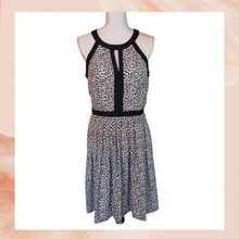 Load image into Gallery viewer, White House Black Market High Neck Sleeveless Fit and Flare Dress (Pre-Loved) Size 8