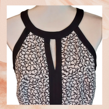 Load image into Gallery viewer, White House Black Market High Neck Sleeveless Fit and Flare Dress (Pre-Loved) Size 8