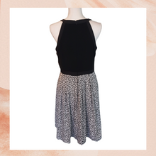 Load image into Gallery viewer, White House Black Market High Neck Sleeveless Fit and Flare Dress (Pre-Loved) Size 8