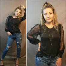 Load image into Gallery viewer, "Cher Blouse" (Black)