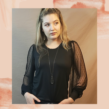 Load image into Gallery viewer, "Cher Blouse" (Black)