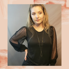 Load image into Gallery viewer, "Cher Blouse" (Black)