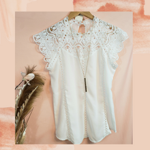 Load image into Gallery viewer, "Mimi" Crochet Blouse