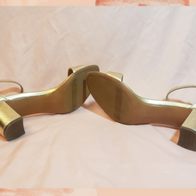 Load image into Gallery viewer, Naturalizer Vera Dark Gold Heels 10.5 (Pre-Loved)
