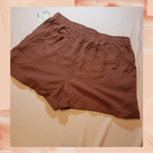 Load image into Gallery viewer, UT Brown Orange Casual Drawstring Shorts Large

