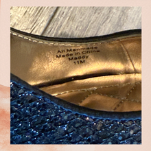 Cargue la imagen en el visor de la galería, Alfani Maddy Black Glitter Round Toe Pump Heels (Pre-Loved) Size 11M
