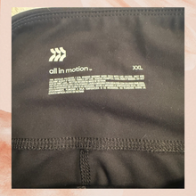 Carregue a imagem no visualizador da Galeria, All in Motion Black High-Waist Spandex Long Bicycle Shorts NWT Size XXL

