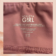 Chargez l'image dans la visionneuse de la galerie, Athleta Girl Dusty Mauve Leggings (Pre-Loved) Size L/12
