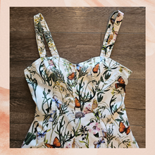 Carregue a imagem no visualizador da Galeria, Avec Les Filles Floral Butterfly Fit &amp; Flare Midi Dress (Pre-Loved) Size 6
