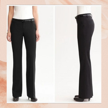 Carregue a imagem no visualizador da Galeria, Banana Republic Black Martin Fit Trouser Pants (Pre-Loved) Size 0
