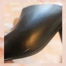 Cargue la imagen en el visor de la galería, Black Square Toe Block Heel Slip-On Mule NWT Size 9.5
