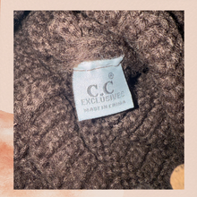 Load image into Gallery viewer, C.C Chocolate Brown Chunky Knit Beannie (Pre-Loved) OS
