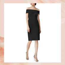 Load image into Gallery viewer, Calvin Klein Off Shoulder Sleeveless Sheath Dress NWT Size 6
