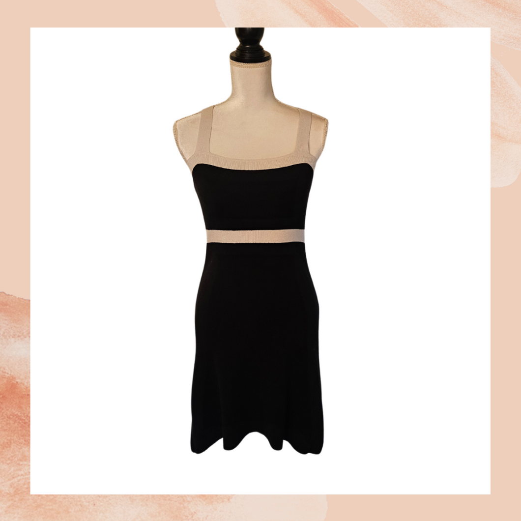 Cider Black Knit Sleeveless Square Neck Mini Dress (Pre-Loved) Size Me Taylor & Cambria Cider Black Knit Sleeveless Square Neck Mini Dress (Pre-Loved) Size Me Taylor & Cambria