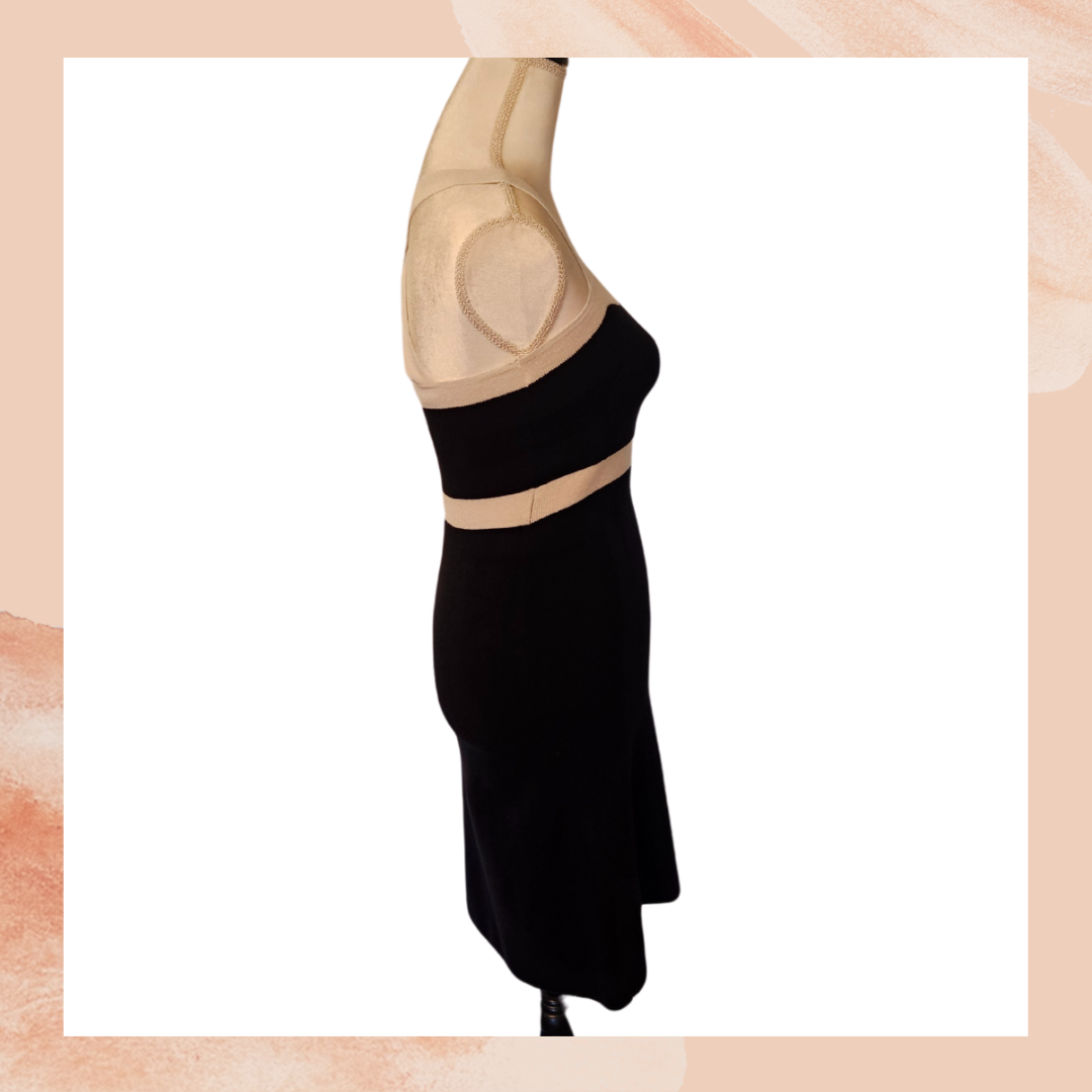 Cider Black Knit Sleeveless Square Neck Mini Dress (Pre-Loved) Size Me –  Taylor & Cambria