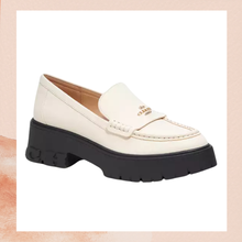 Carica l'immagine nel visualizzatore della galleria, Coach Ruthie Cream Leather Platform Loafer (Pre-Lover) Size 11B
