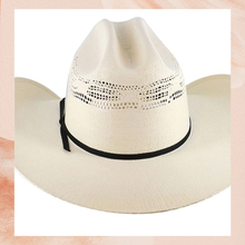 Laden Sie das Bild in den Galerie-Viewer. Cody James Natural Ivory Hard Straw Cowboy Hat (Pre-Loved) Size 7 1/8

