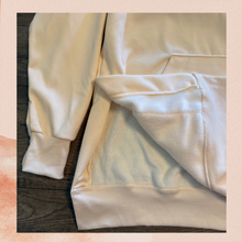 Chargez l&#39;image dans la visionneuse de la galerie, Cream Warmy Tunic Hooded Sweatshirt NWOT Size Large
