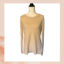 Load image into Gallery viewer, Faded Glory Beige Casual Knit Sweater (Pre-Loved) Size Large
