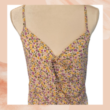 Load image into Gallery viewer, Floral Spaghetti Strap Ruched Front Midi Dress (Pre-Loved) OS
