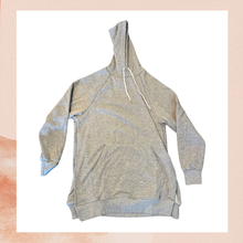 Carregue a imagem no visualizador da Galeria, Gray Warmy Tunic Hooded Sweatshirt NWOT Size Large
