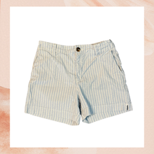 Chargez l'image dans la visionneuse de la galerie, H&amp;M Light Blue White Stripes Shorts Casual (Pre-Loved) Size 4
