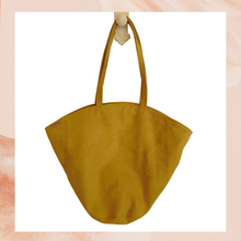 Load image into Gallery viewer, Hairoo Mustard Large Bucket Shoulder Shelly Bag (Pre-Loved)
