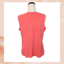 Load image into Gallery viewer, Karen Scott Coral Pink Tank Top (Pre-Loved) Large
