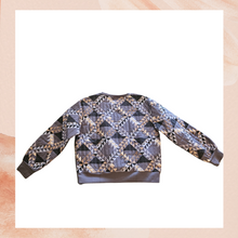 Chargez l&#39;image dans la visionneuse de la galerie, Lightweight Blue Quilted Pullover Cropped Sweatshirt NWT
