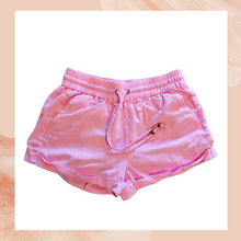 Load image into Gallery viewer, Love Tree Bright Pink Linen Cuffed Drawstring Shorts (Pre-Loved) Small

