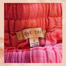 Load image into Gallery viewer, Love Tree Bright Pink Linen Cuffed Drawstring Shorts (Pre-Loved) Small
