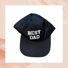 Load image into Gallery viewer, Men's Navy Blue &amp; Black BEST DAD Baseball Hat (NWT) One Size
