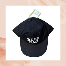 Load image into Gallery viewer, Men's Navy Blue &amp; Black BEST DAD Baseball Hat (NWT) One Size
