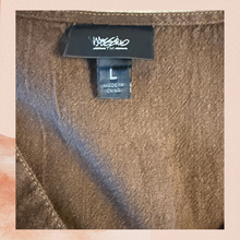 Carregue a imagem no visualizador da Galeria, Mossimo Brown Surplus Sleeveless Mini Dress (Pre-Loved) Size Large
