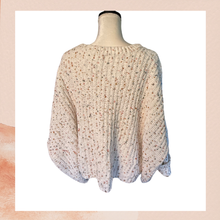 Laden Sie das Bild in den Galerie-Viewer. POL White Chunky Knit Soft Sweater (Pre-Loved) Size Large
