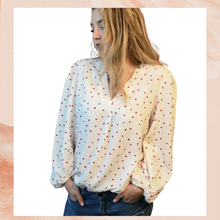 Load image into Gallery viewer, &quot;Piece Of My Heart&quot; Blouse
