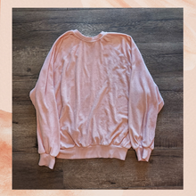 Load image into Gallery viewer, Pink Soft Velour Pullover Sweatshirt NWOT Size Small
