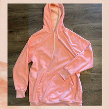Load image into Gallery viewer, Pink Warmy Tunic Hooded Sweatshirt NWOT Size Large
