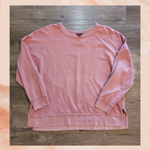 Load image into Gallery viewer, Rose Pink Crewneck Pullover Sweatshirt (Pre-Loved) XL
