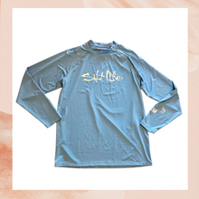 Load image into Gallery viewer, Salt Life Marina Blue Long Sleeve Performance Tee (Pre-Loved) Medium
