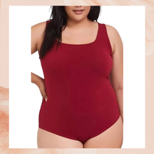 Load image into Gallery viewer, Torrid Red Crepe Square Neck Sleeveless Bodysuit NWT Size 1 (1X)
