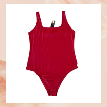 Load image into Gallery viewer, Torrid Red Crepe Square Neck Sleeveless Bodysuit NWT Size 1 (1X)
