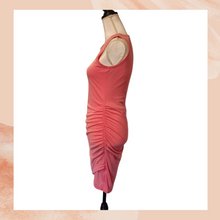 Load image into Gallery viewer, Vibrant Pink Sleeveless Ruched Mini Bodycon Dress (Pre-Loved) OS
